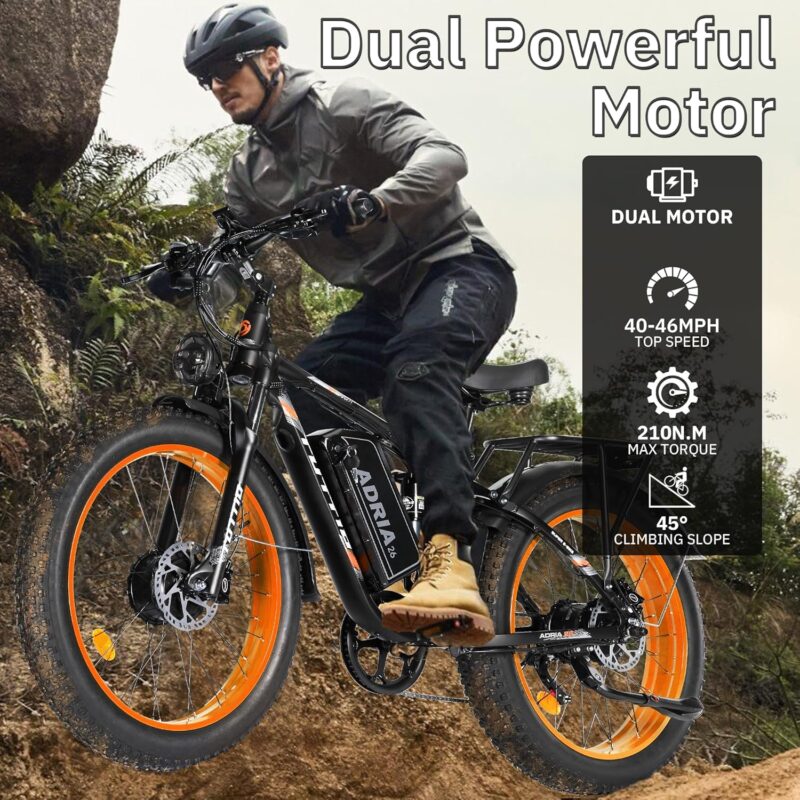 Dual motor e-bikes